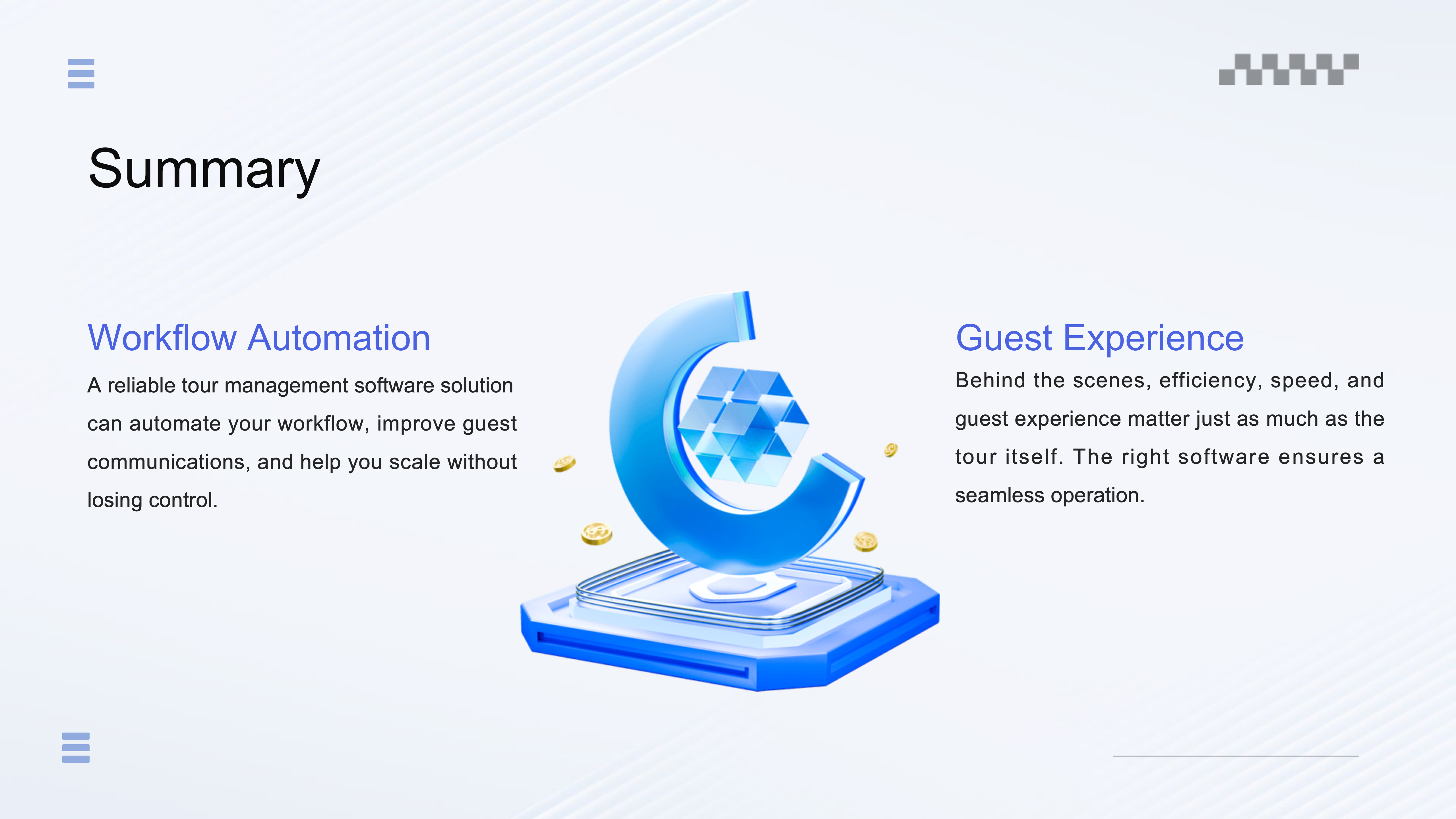 Summary of Tour Management Software